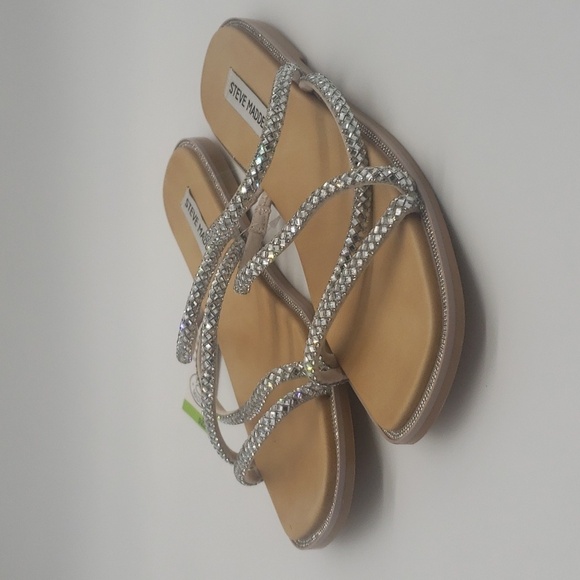 1111- Steve Madden Women's Bling Sandals Size 7 NWT - Picture 3 of 8